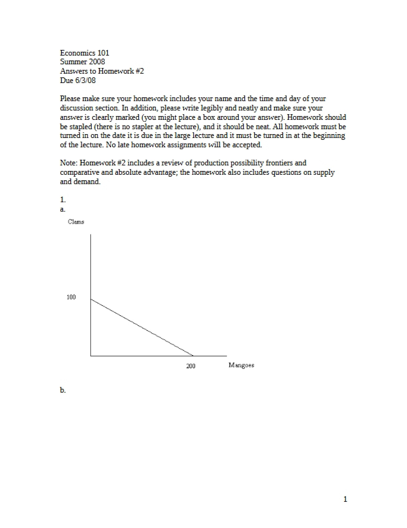 Homework Solutions