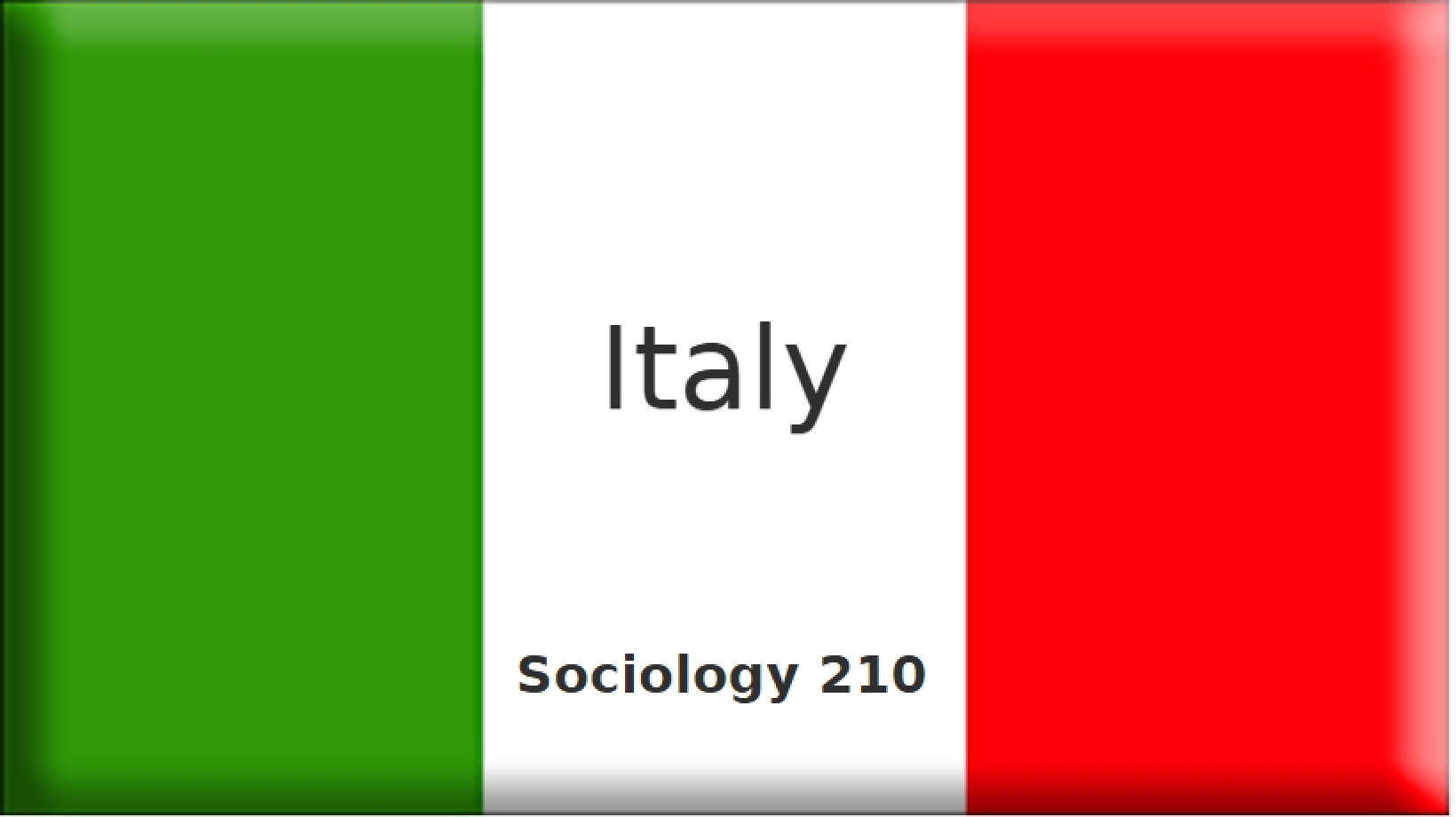 Italy Sociology Final Presentation