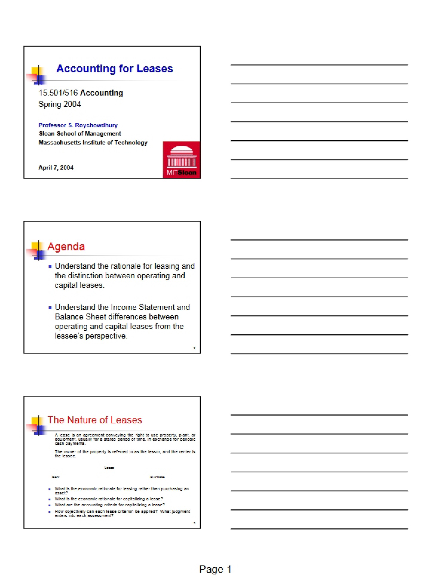 Lease Accounting