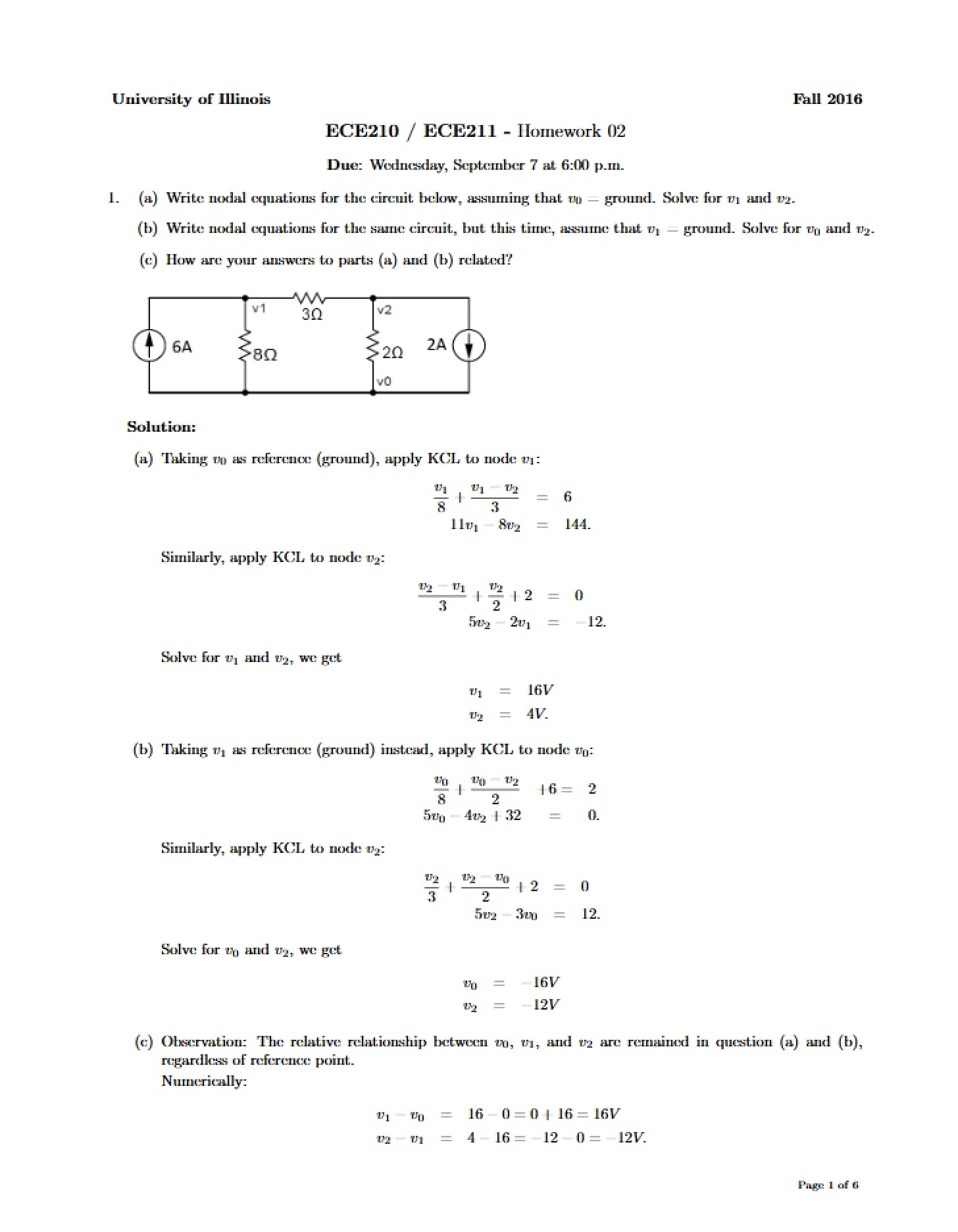 Fall 2016 Homework 02 Solutions