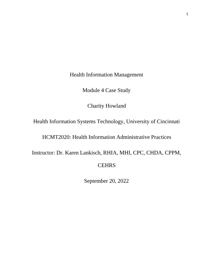 Case Study - Module 4