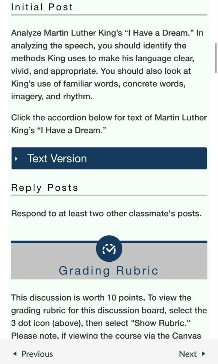 Martin Luther King's 'I Have a Dream' Speech Analysis