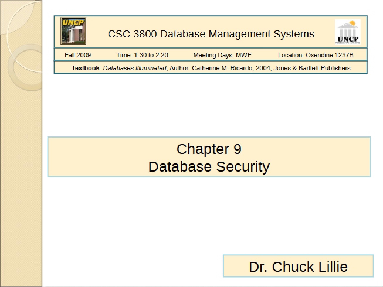 Security in Databases