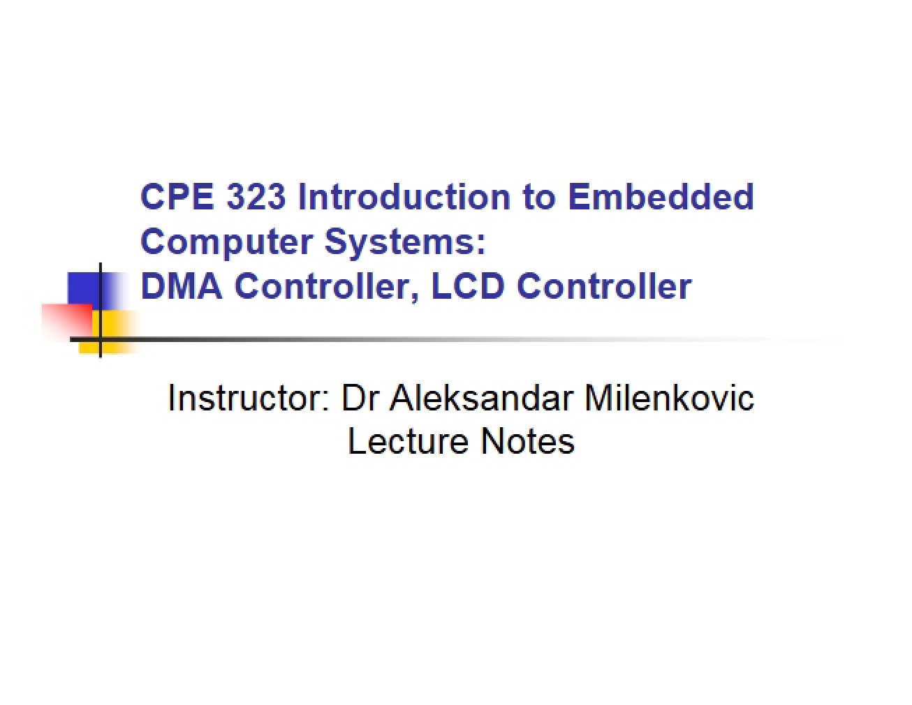 Controller for Direct Memory Access
