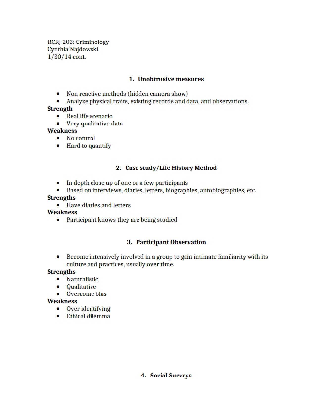Criminological Studies