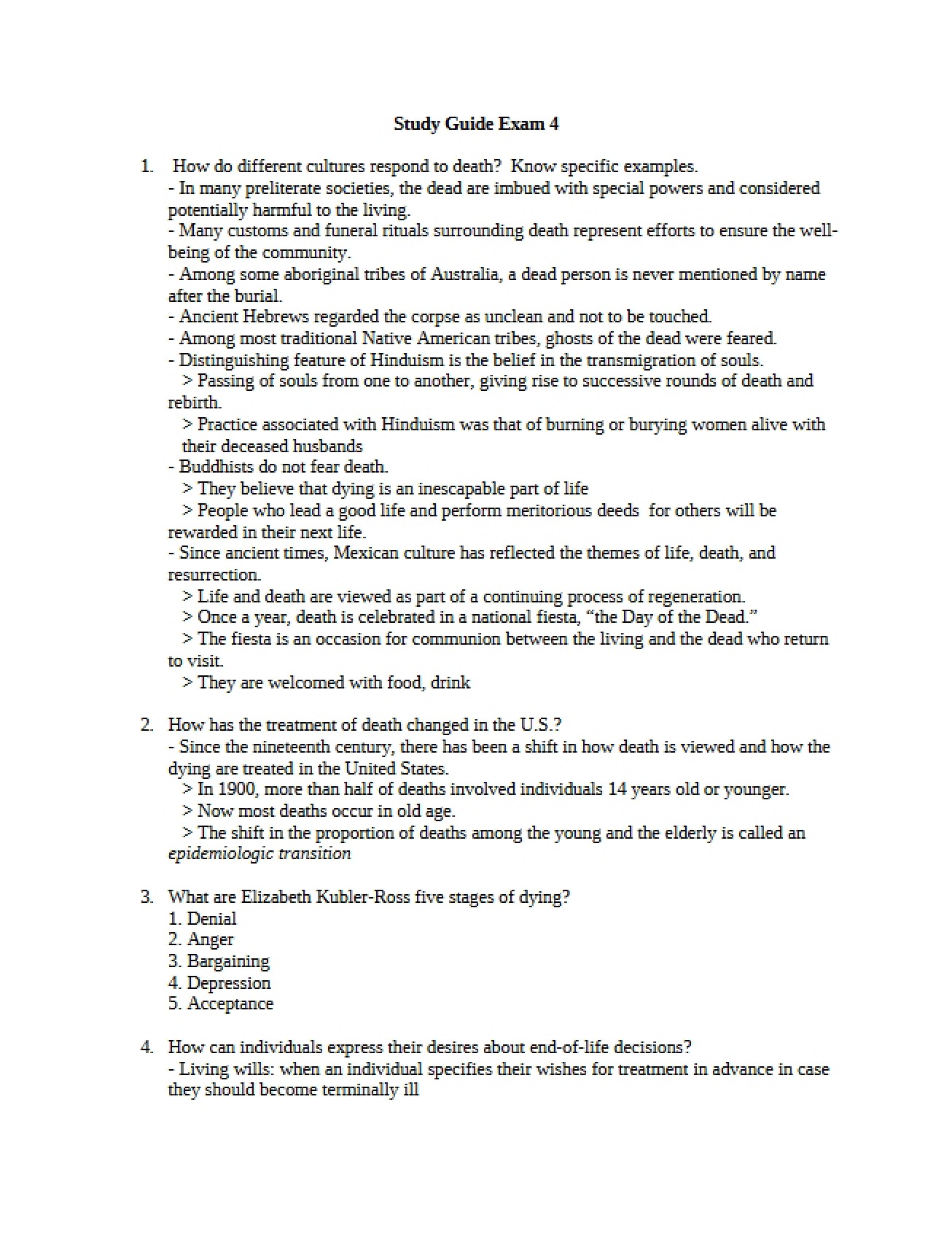 Test 4 Guide