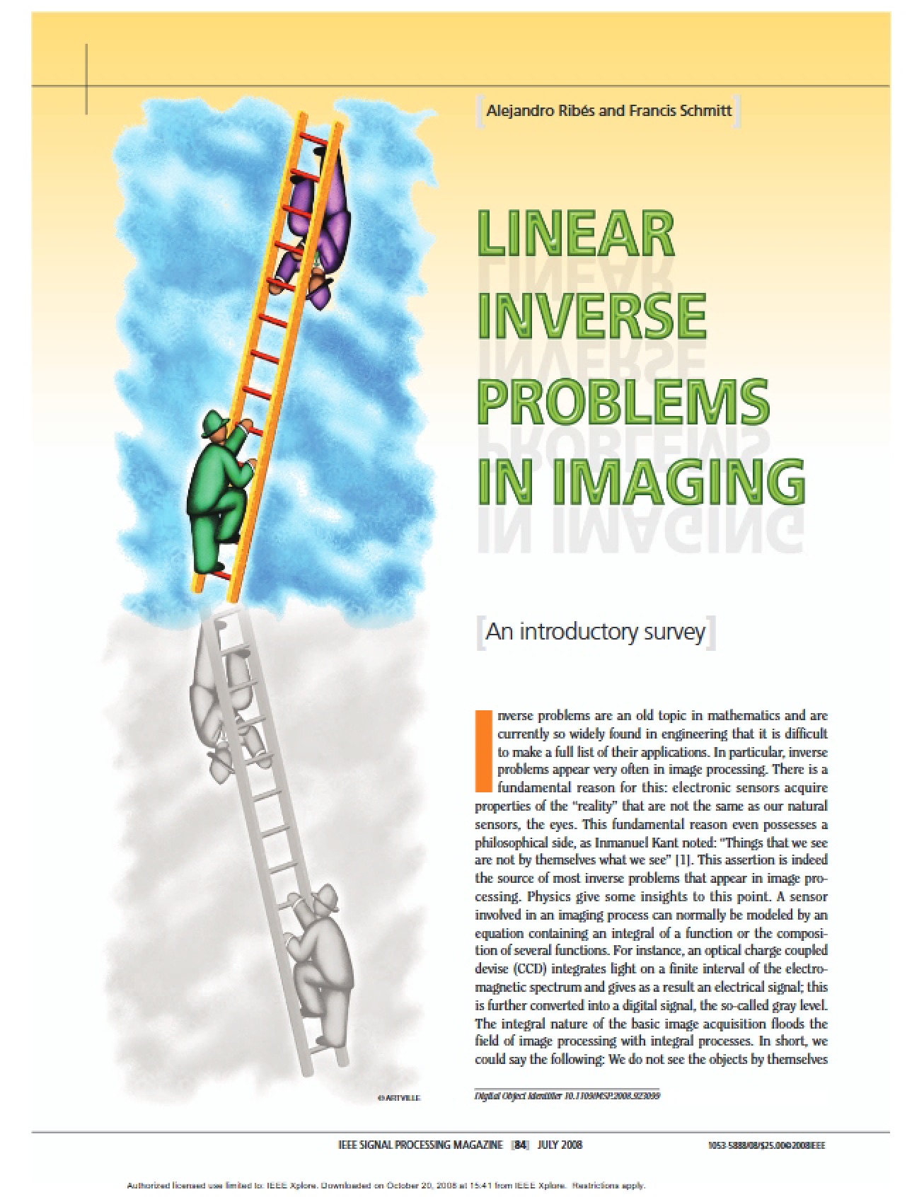 Linear Inverse Problems Overview