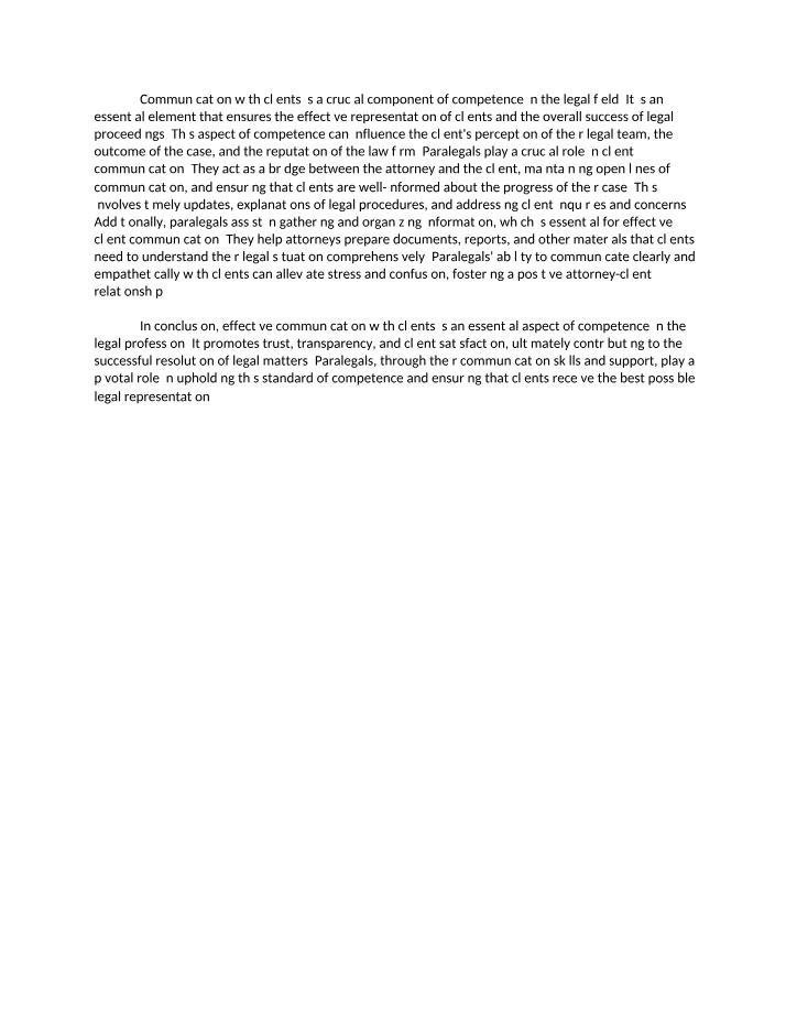 Notes on Legal Communication