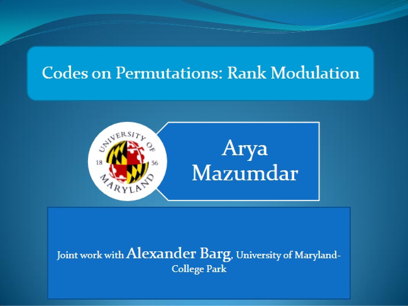 Rank Modulation: Codes Based on Permutations
