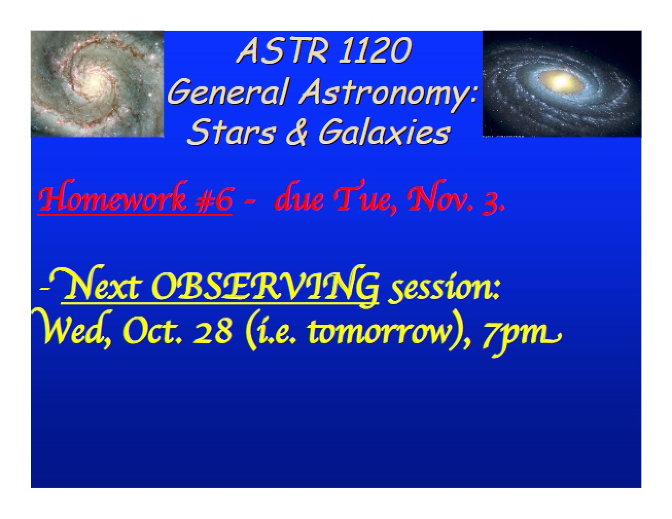 Selected Lecture Notes on General Astronomy