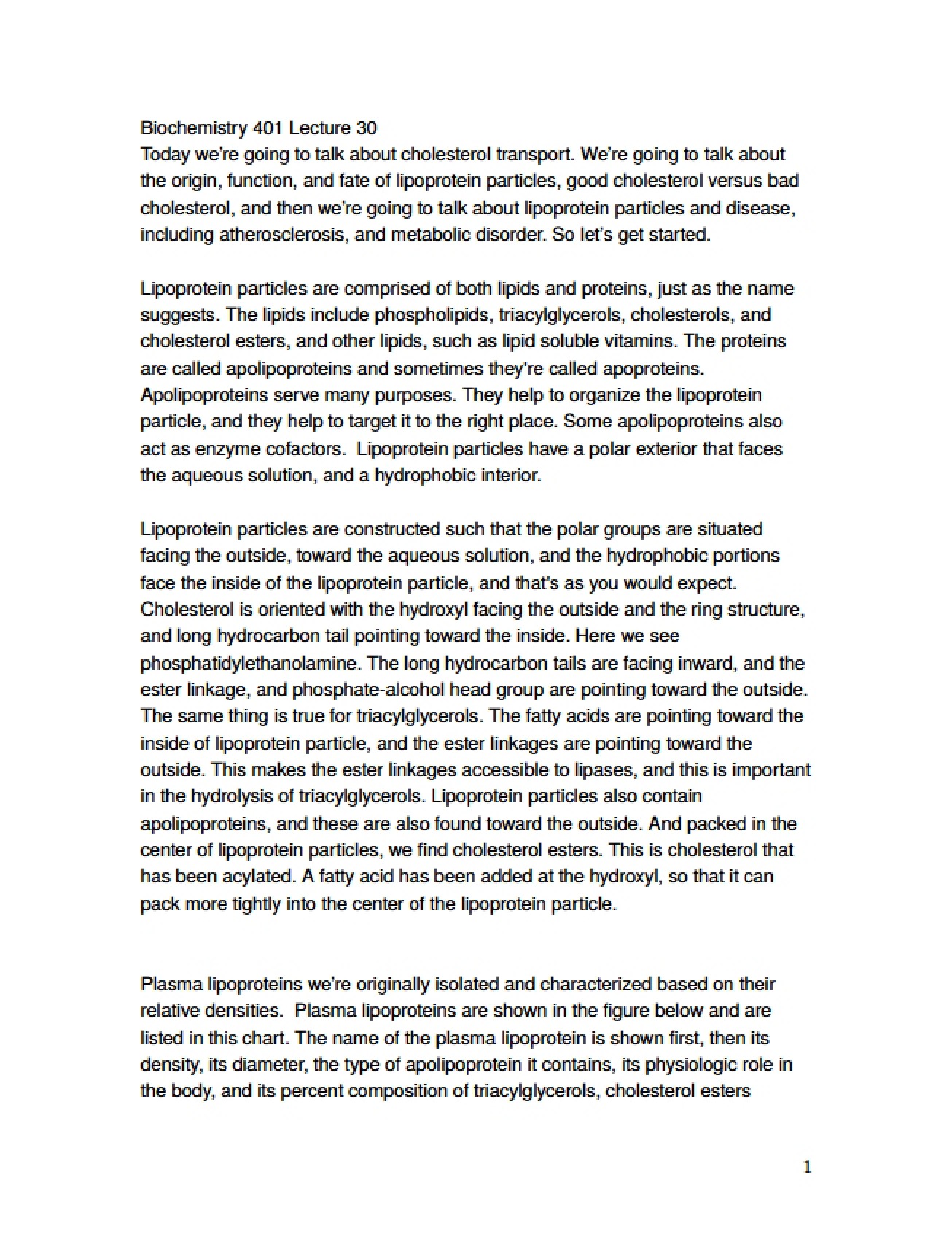 Transcript for Lecture Thirty