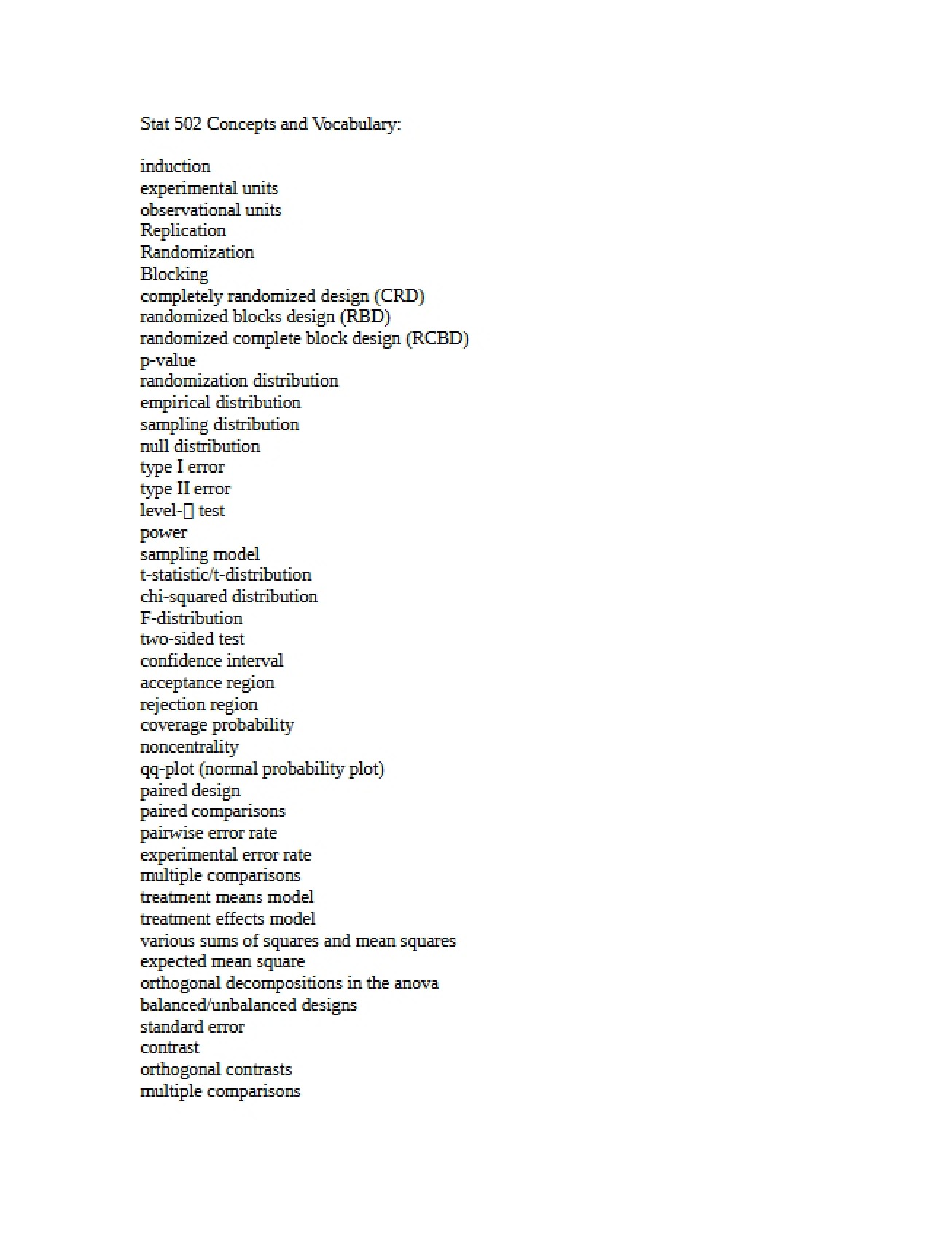 Lecture Handout