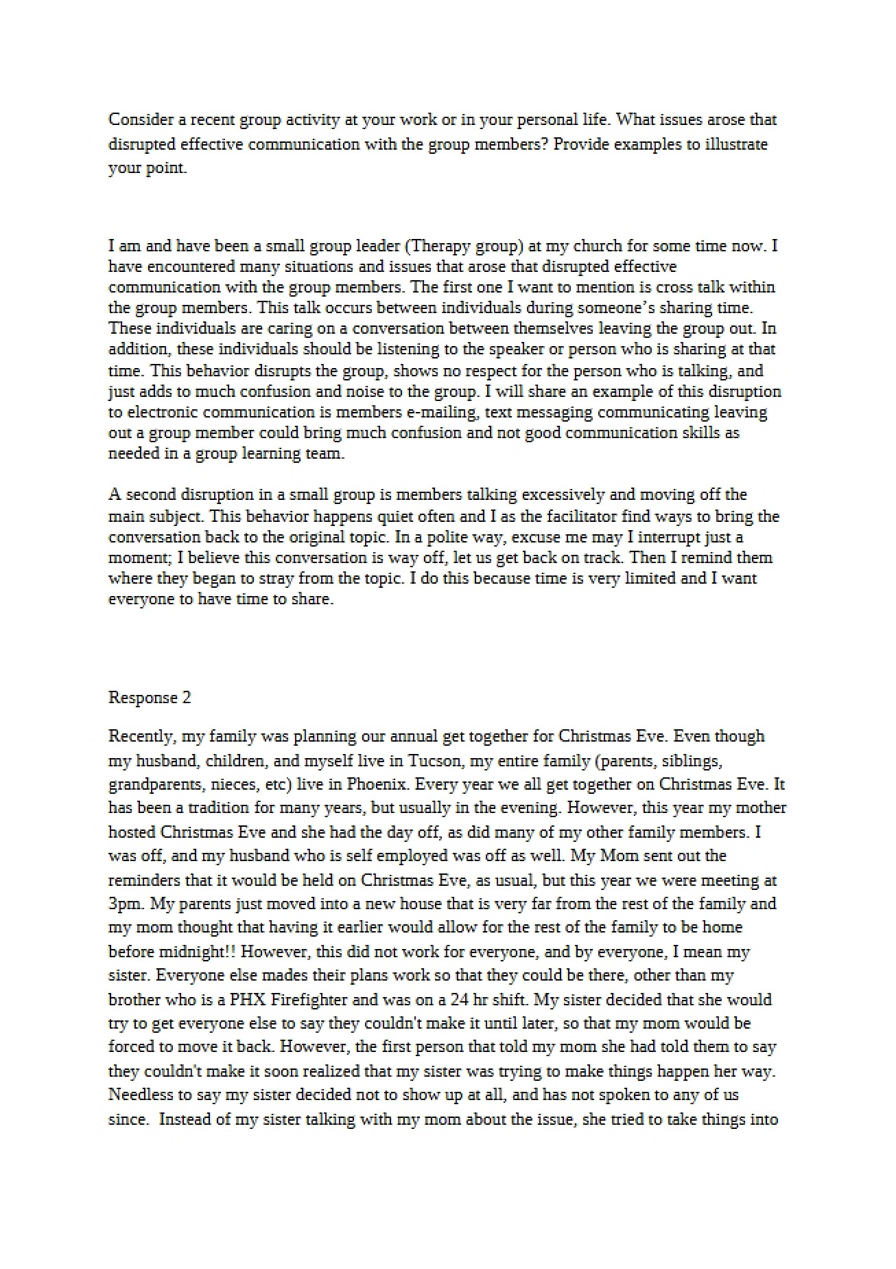 Business Communication Assignment