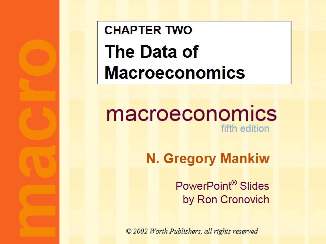 Macroeconomic Data