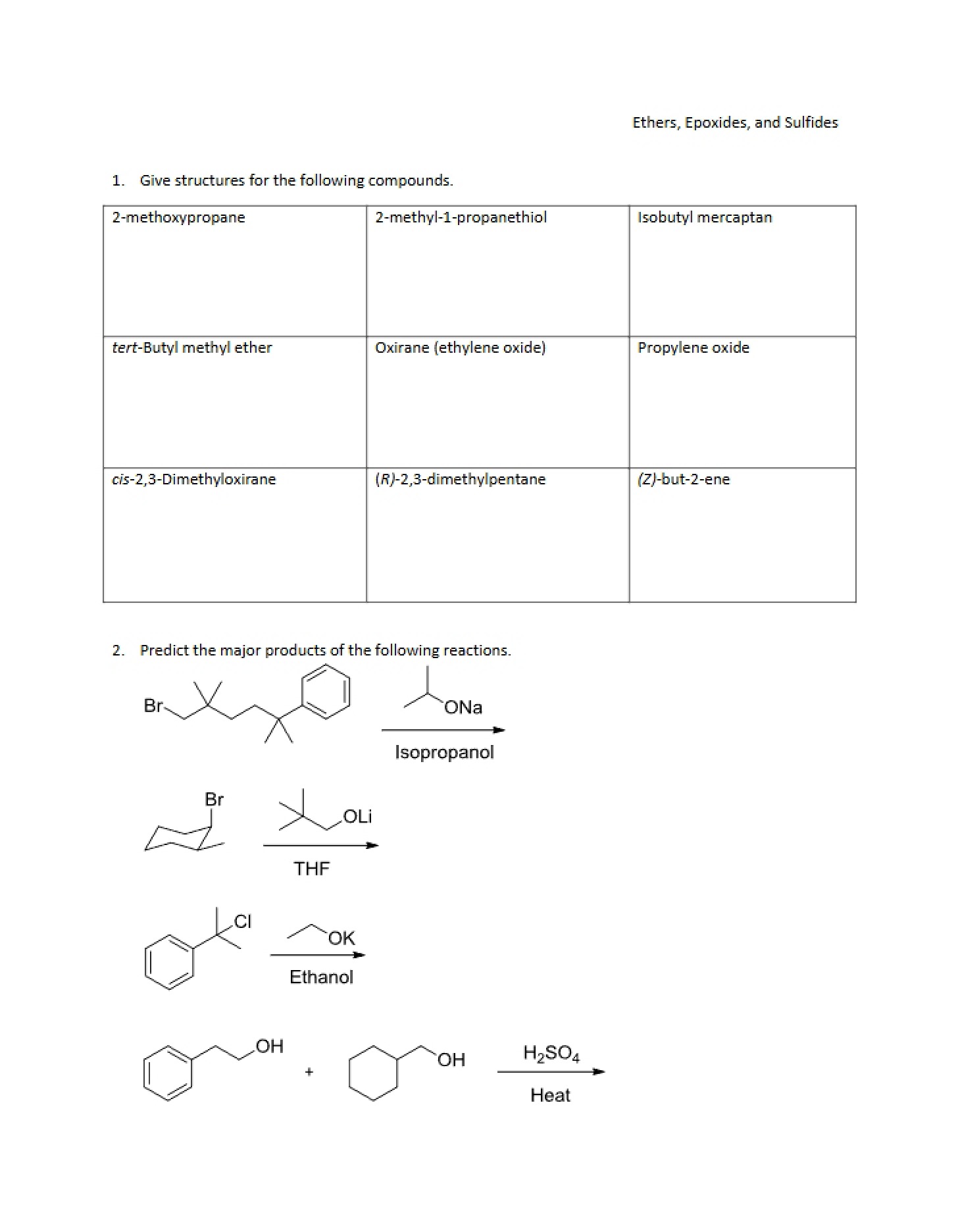 Practice - CHEM 30B