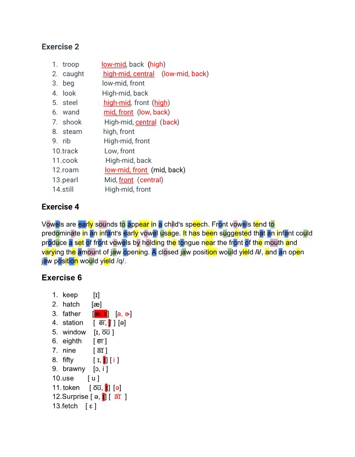 Speech Development in Infants - Vowel Sounds