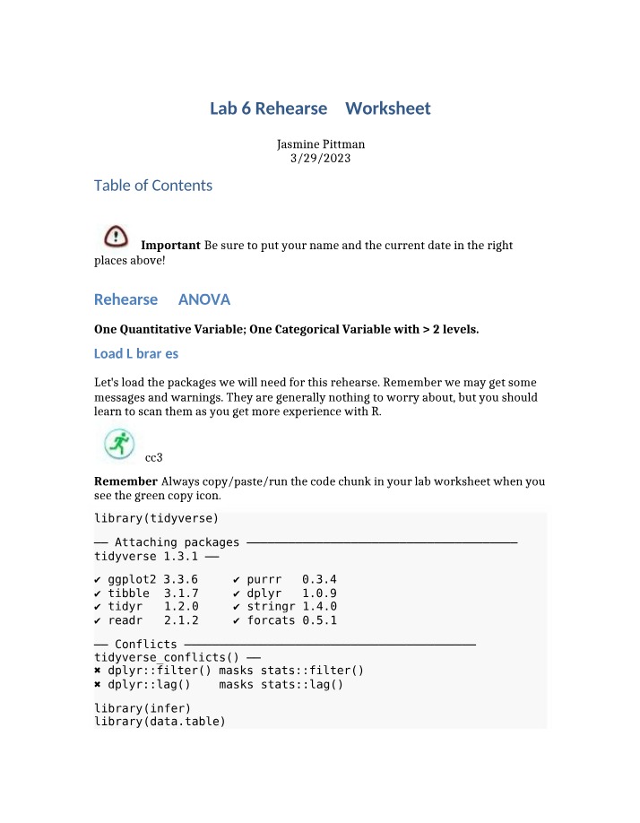 Worksheet for Lab 6 Rehearse 2