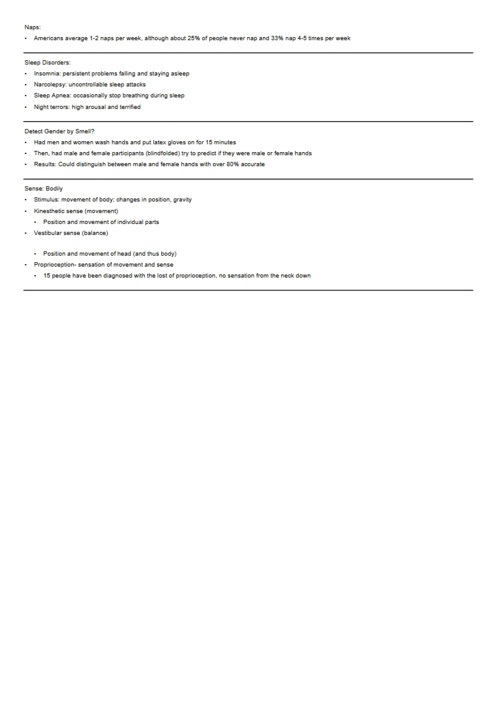 Notes from Lecture (2)