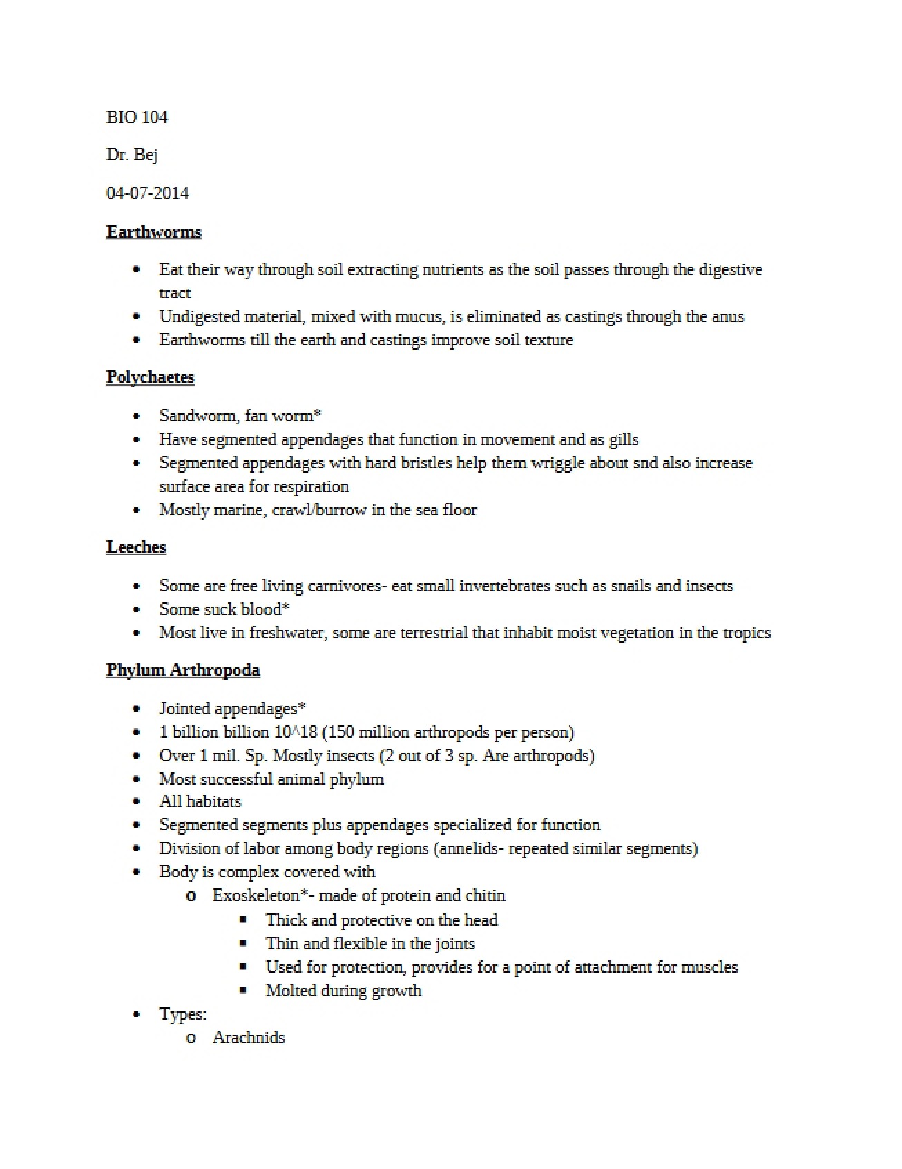 Introduction to the Study of Earthworms