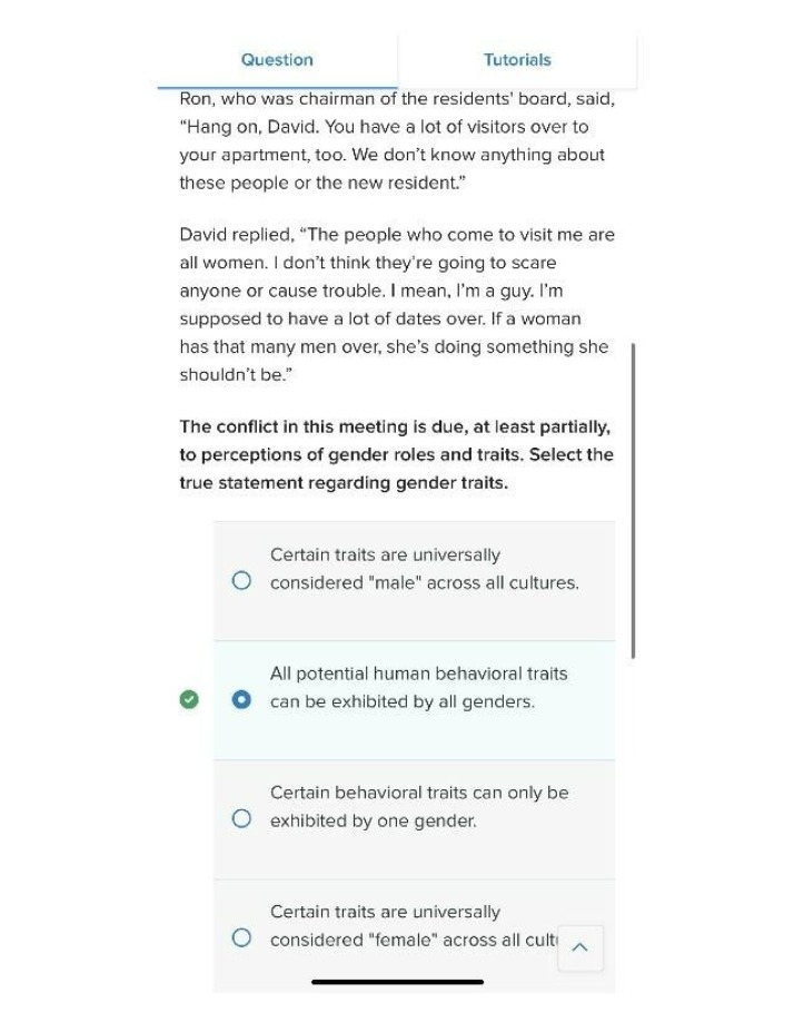 Gender Traits Universality and Stereotypes