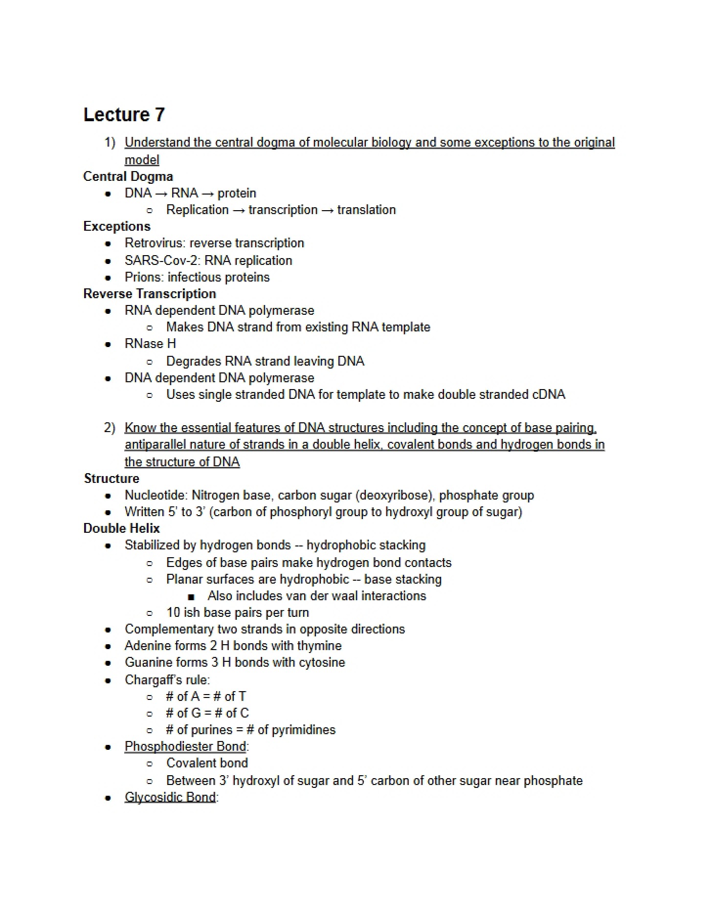 Lecture Seven