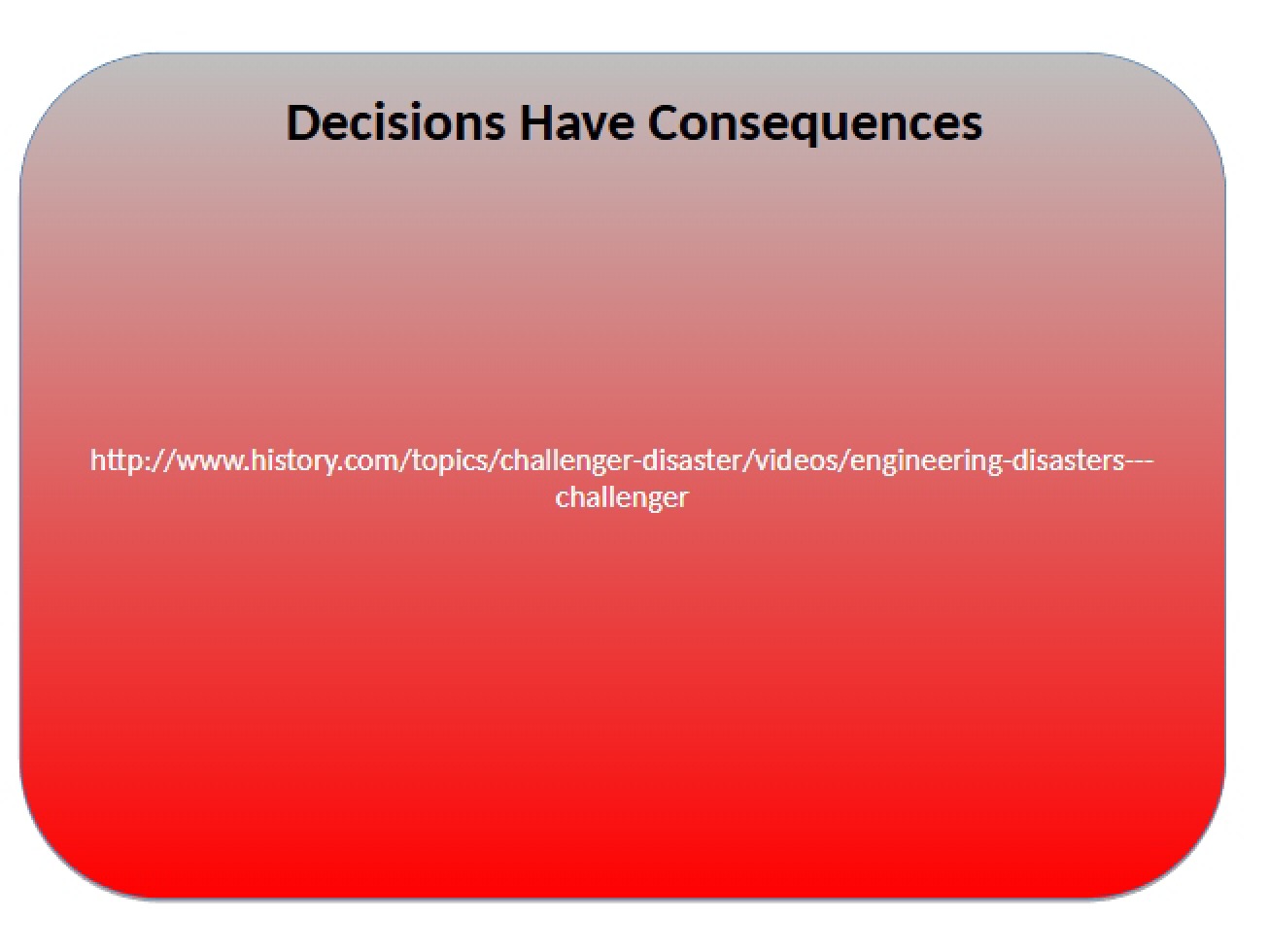 Making Decisions