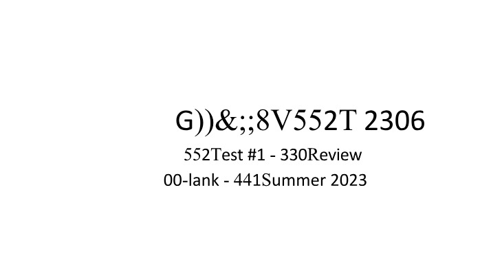 GOVT 2306 Test Review 1