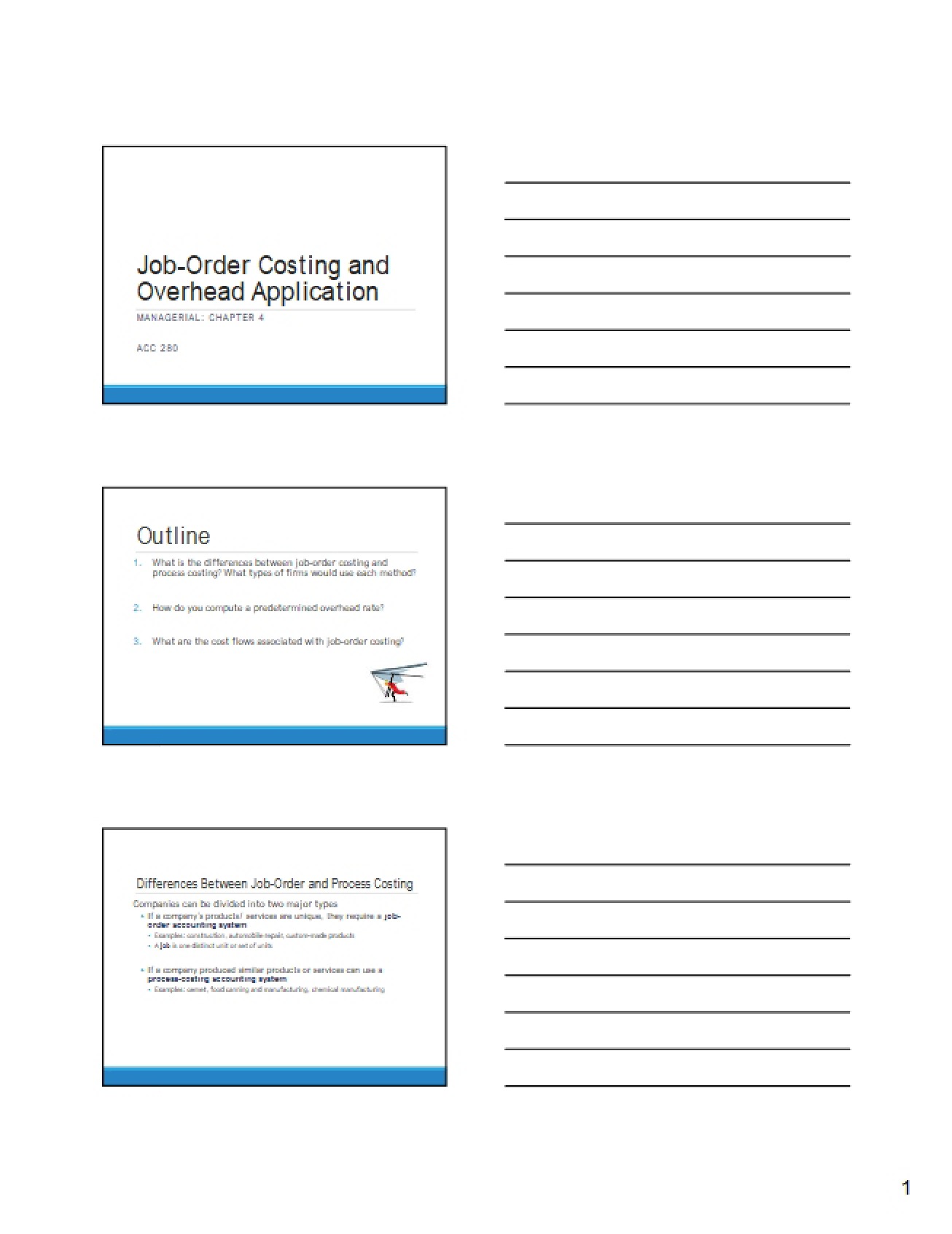 Overhead Application and Job-Order Costing