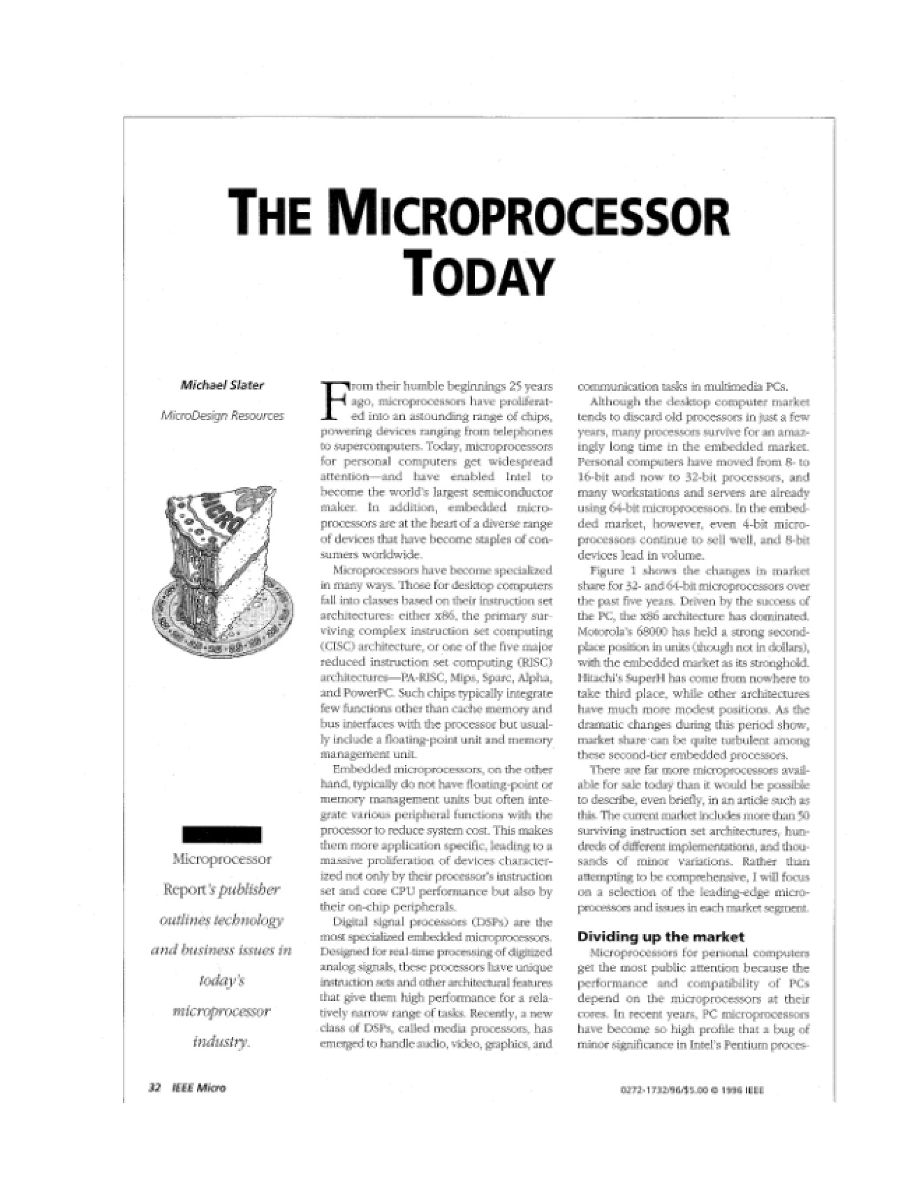 Microprocessor Today