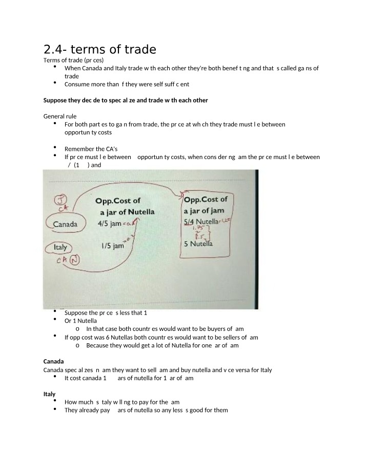 Terms of Trade (2.4)
