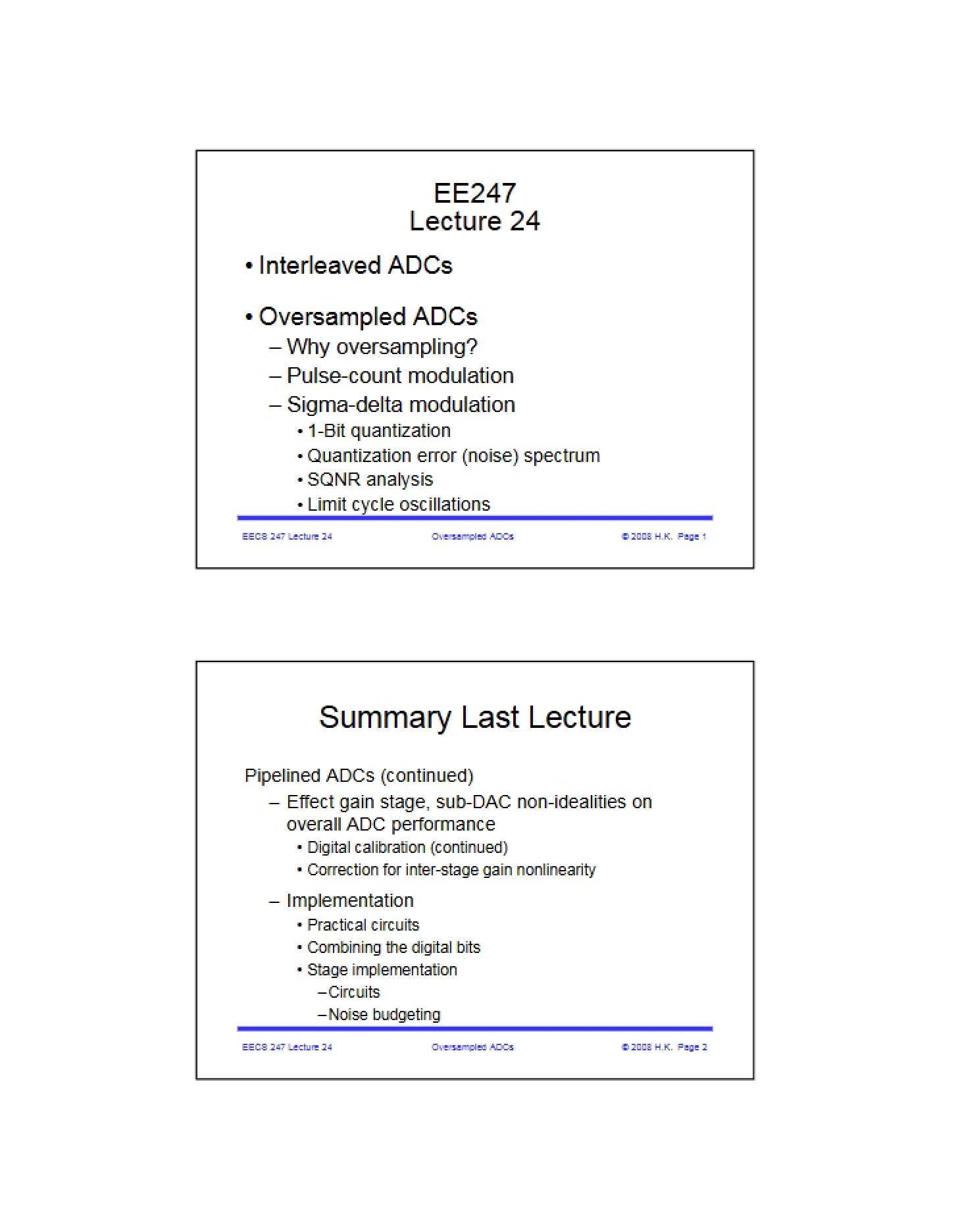 Academic Notes - 32 Pages
