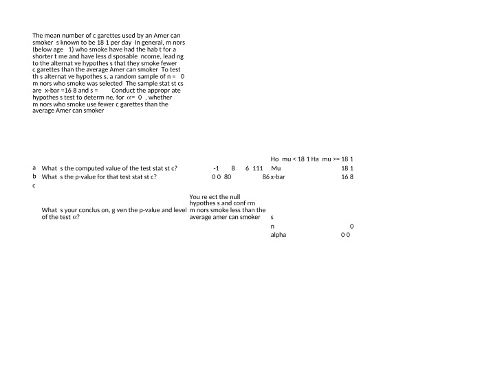Workbook 4 - One-tailed Test