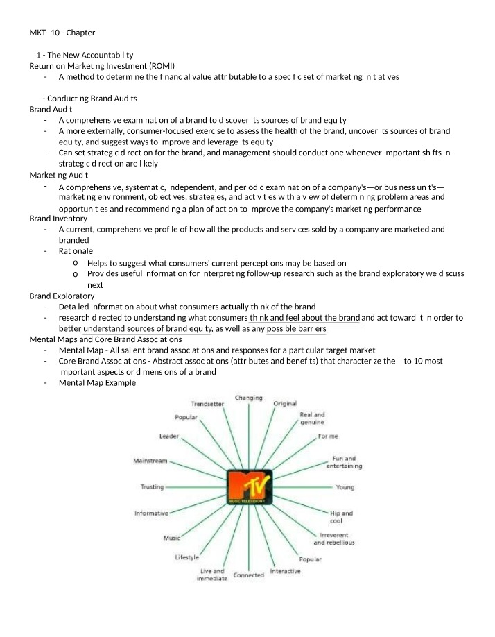 Chapter 9 - MKT510