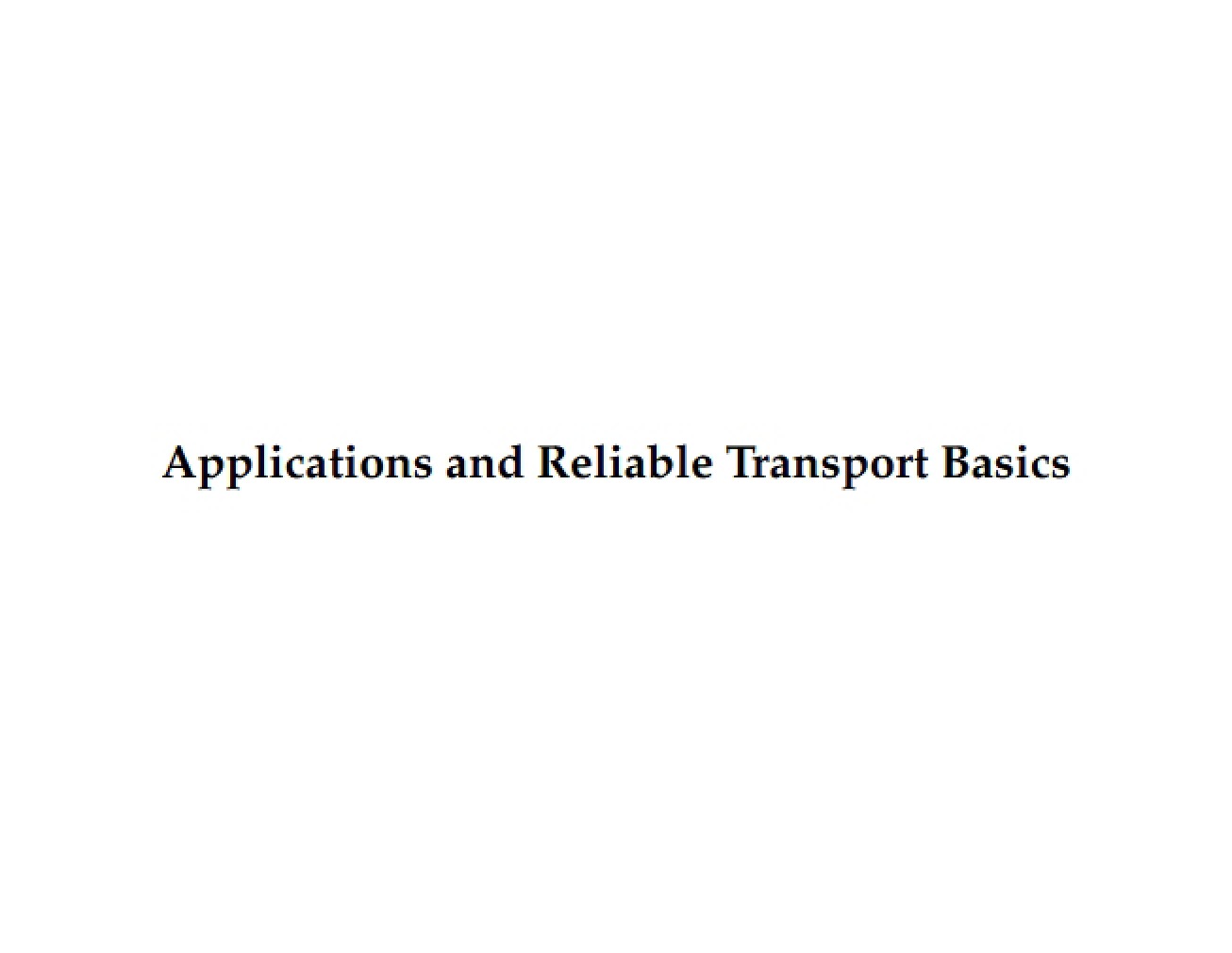 Introduction to Congestion Control