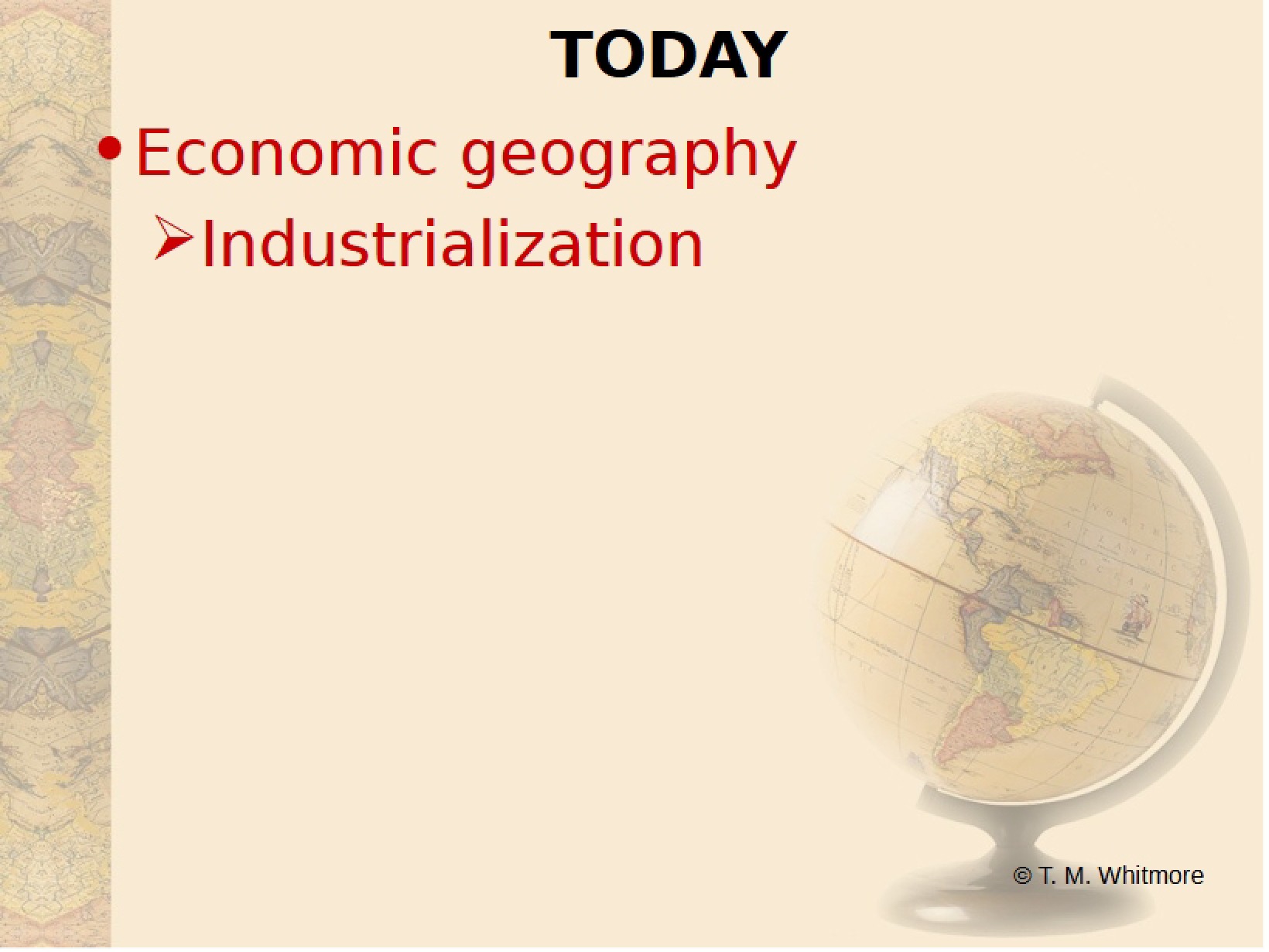Lecture Notes Geog 259