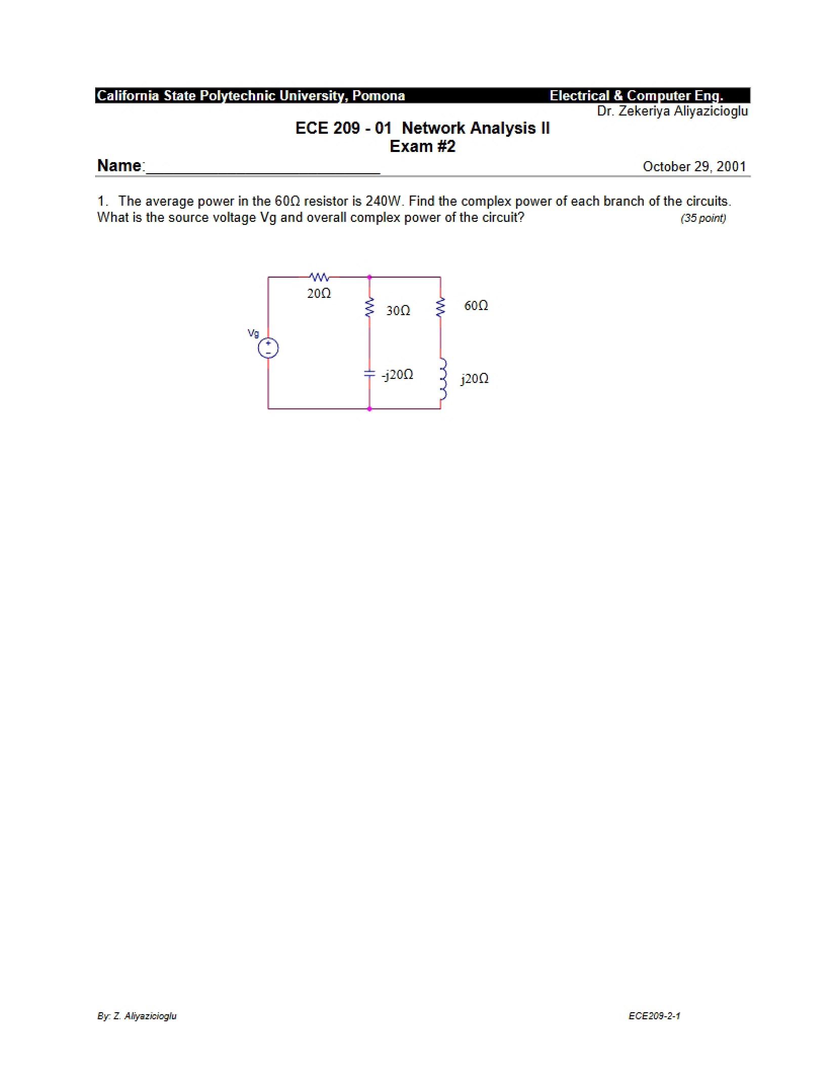 Second Exam