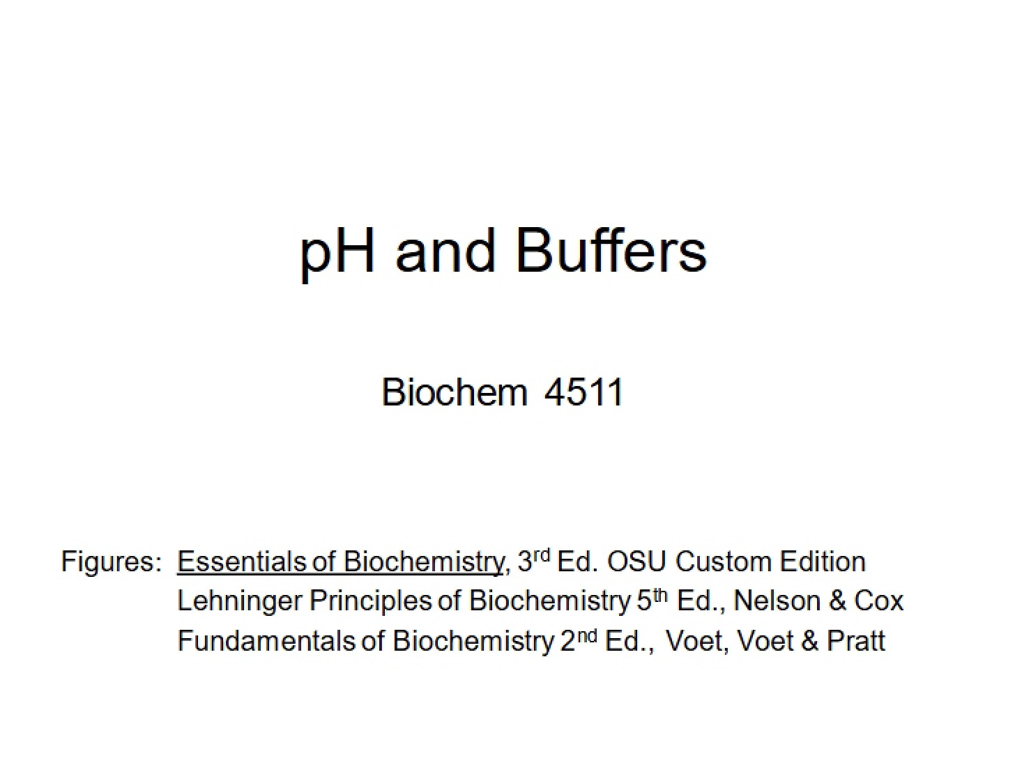 Buffers and pH Balance