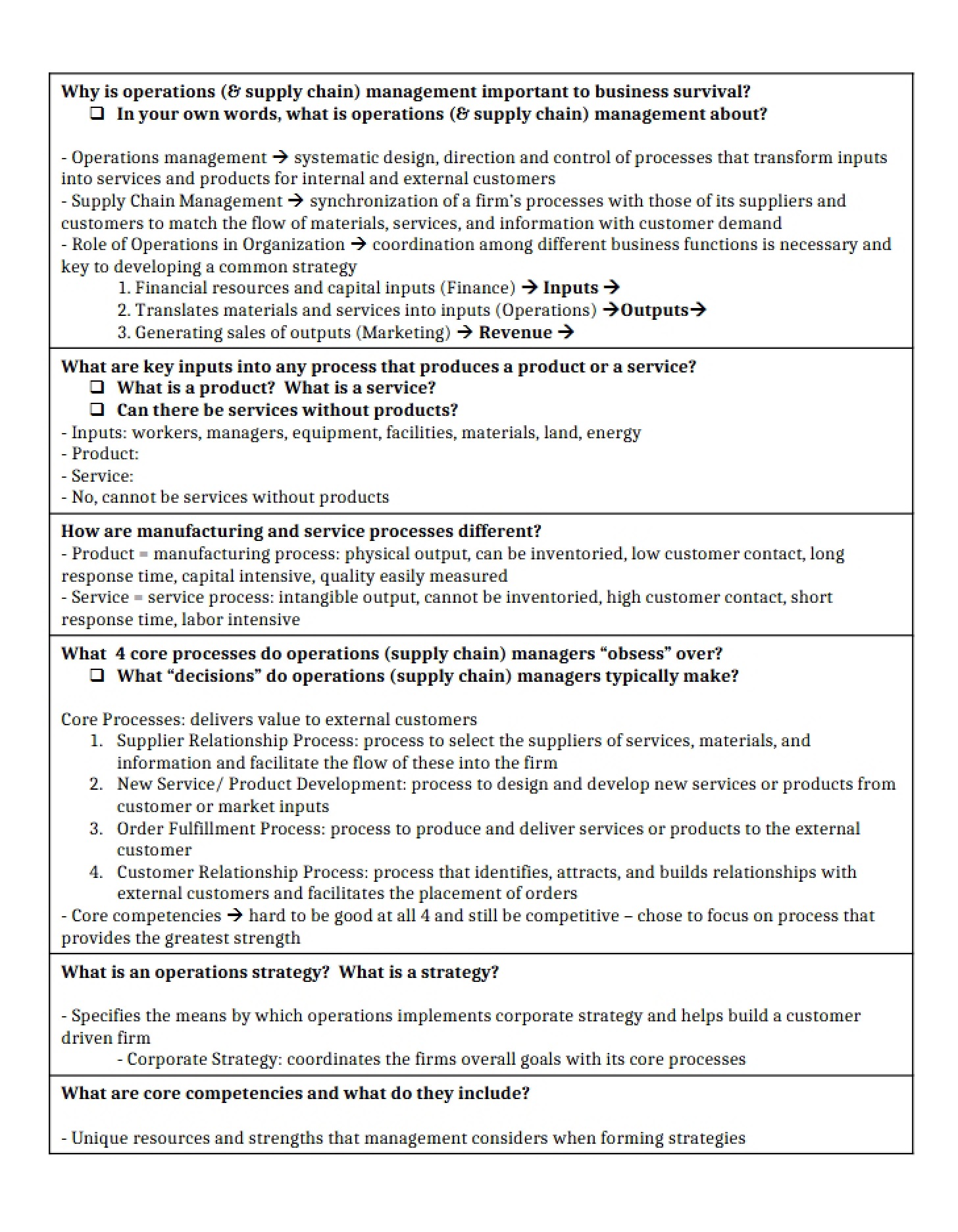 Course Notes