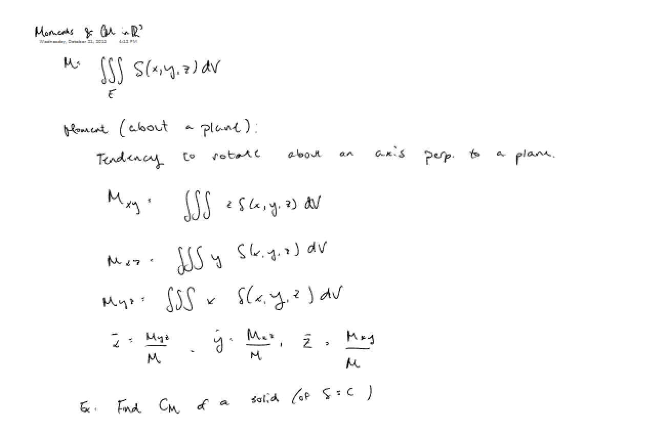Functions of Vectors