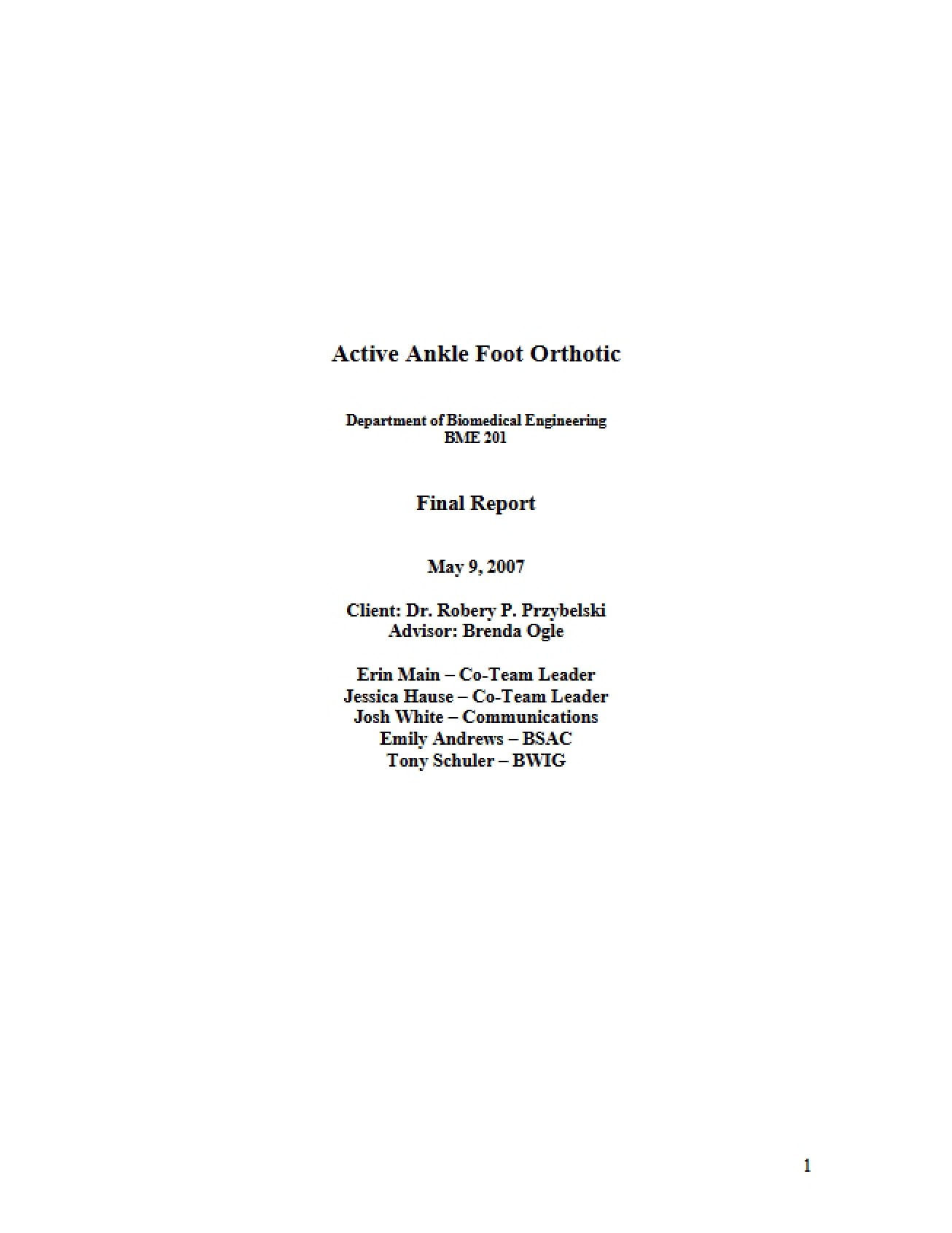 Orthotic for Active AnkleFoot Support