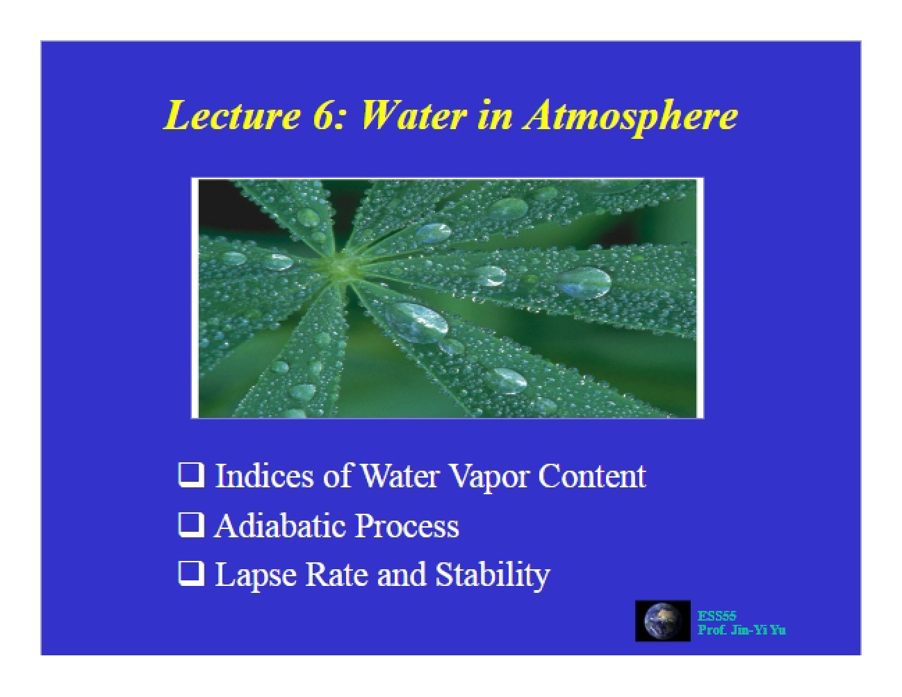 Atmospheric Water