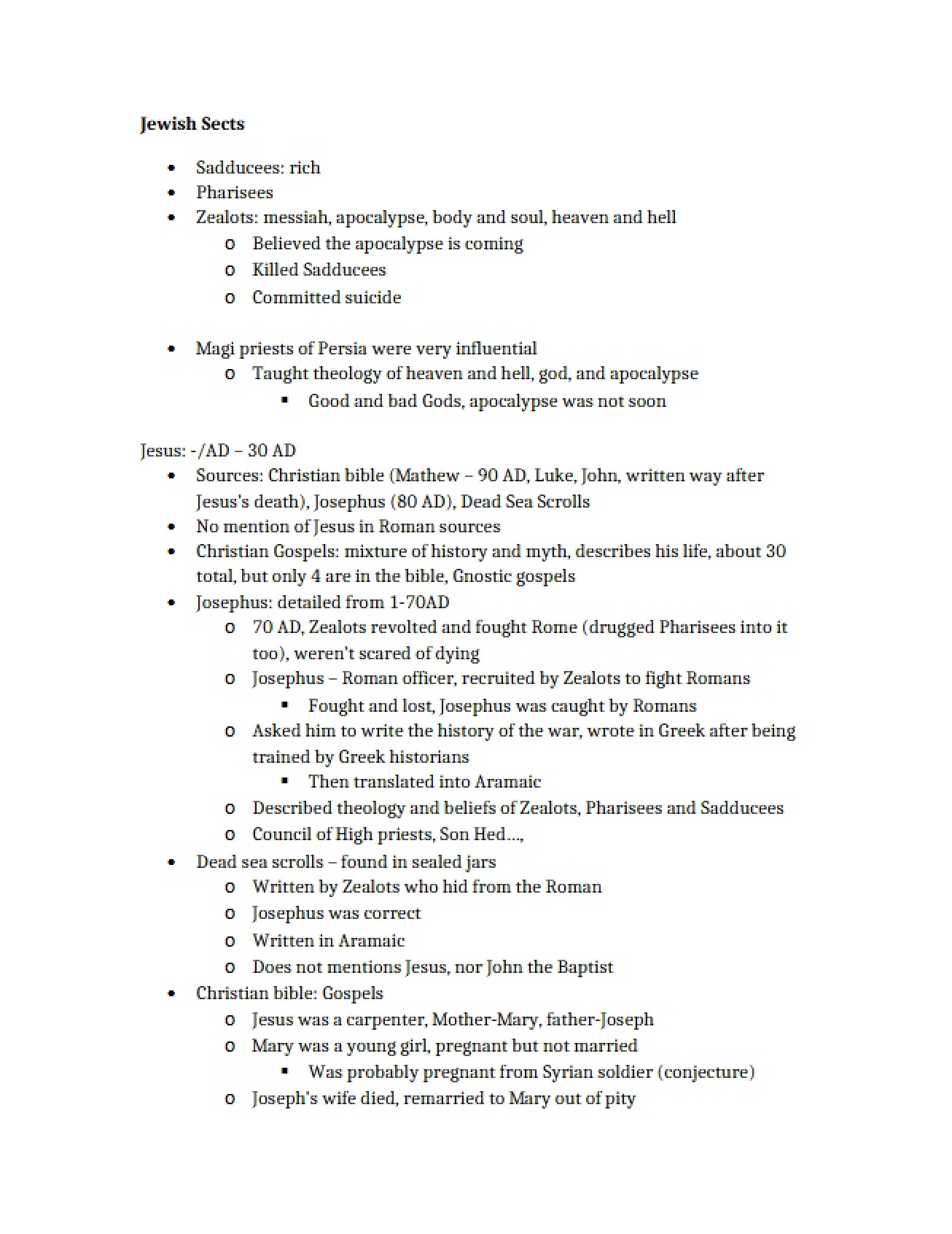 Sects of Judaism