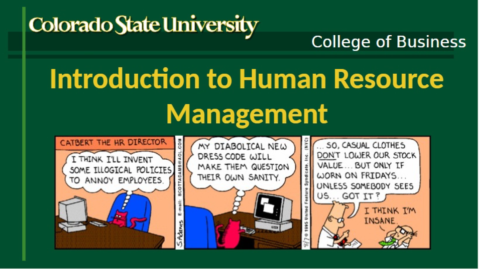 Introduction to Human Resource Management