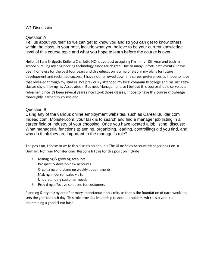 ACC340 - Week 1 Discussion