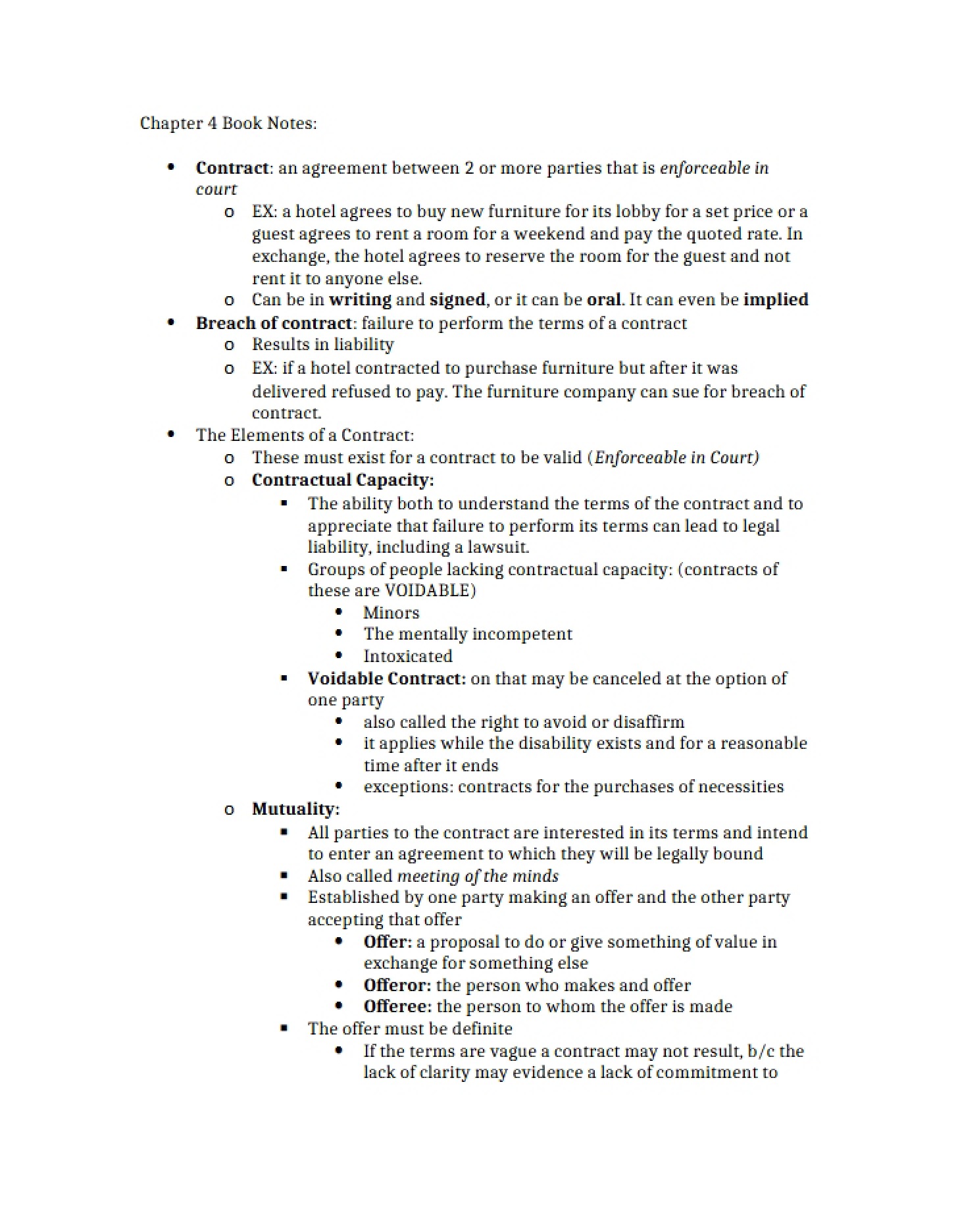 Fourth Module Evaluation