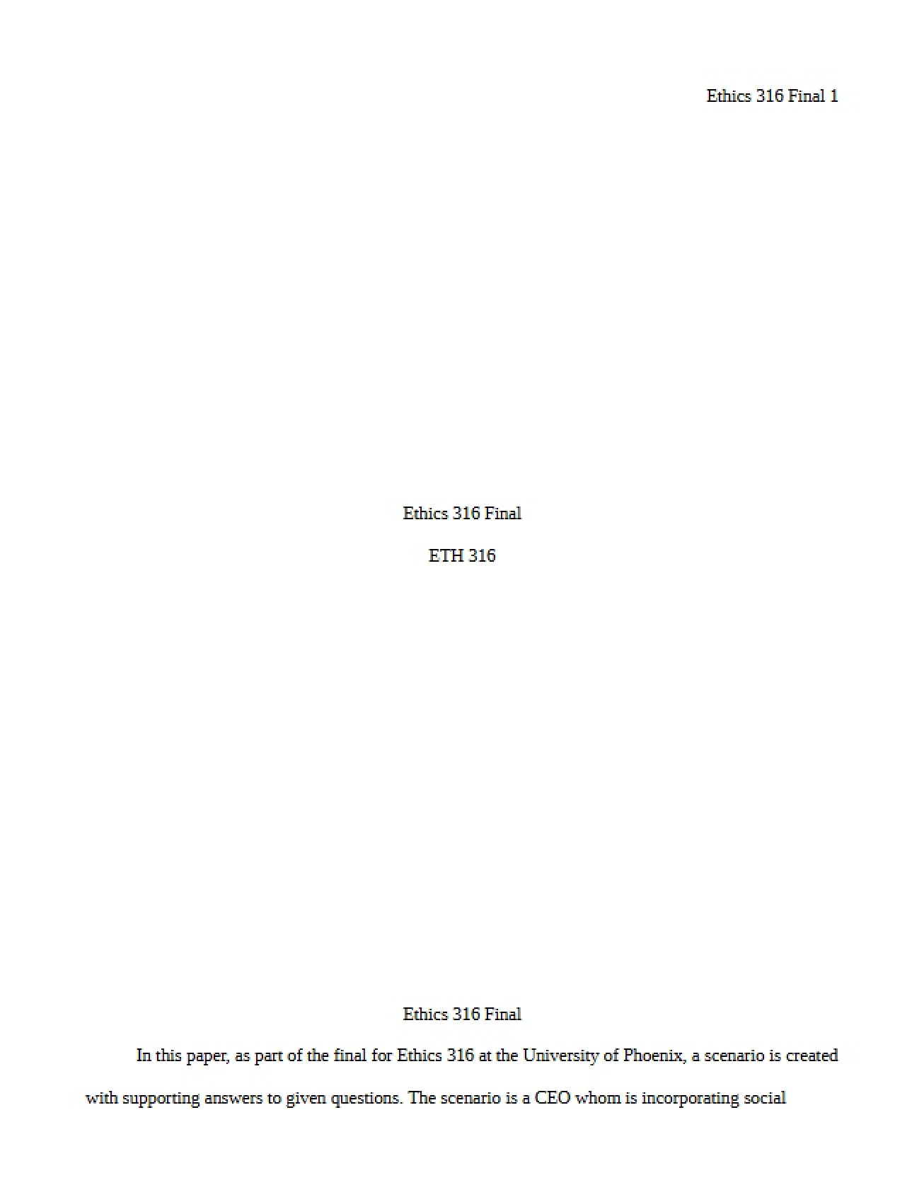 Formal Paper