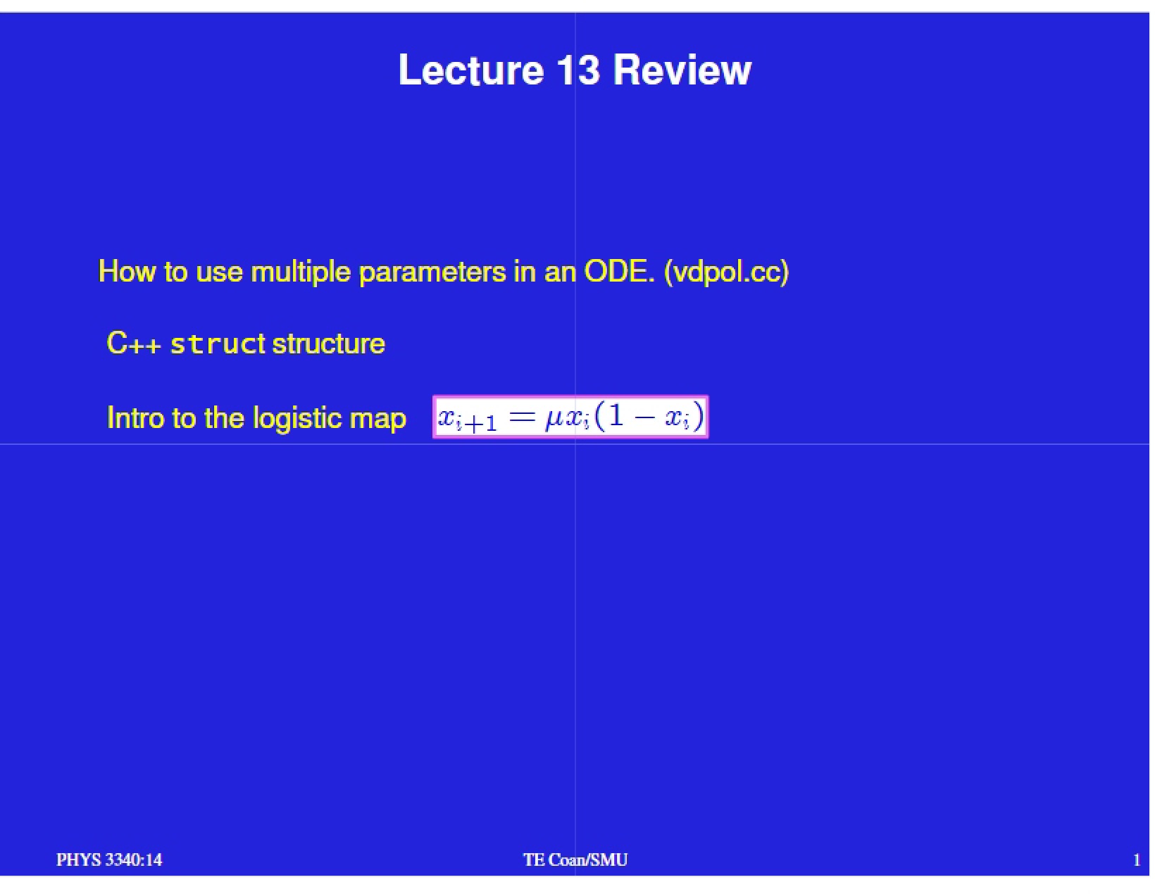 Computational Physics Notes