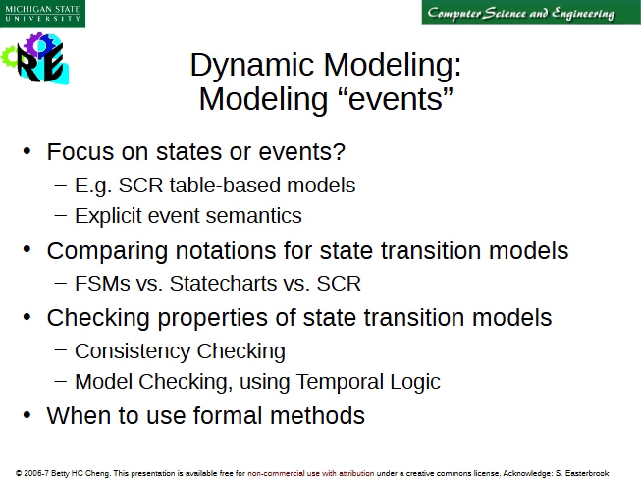 Modeling Dynamics
