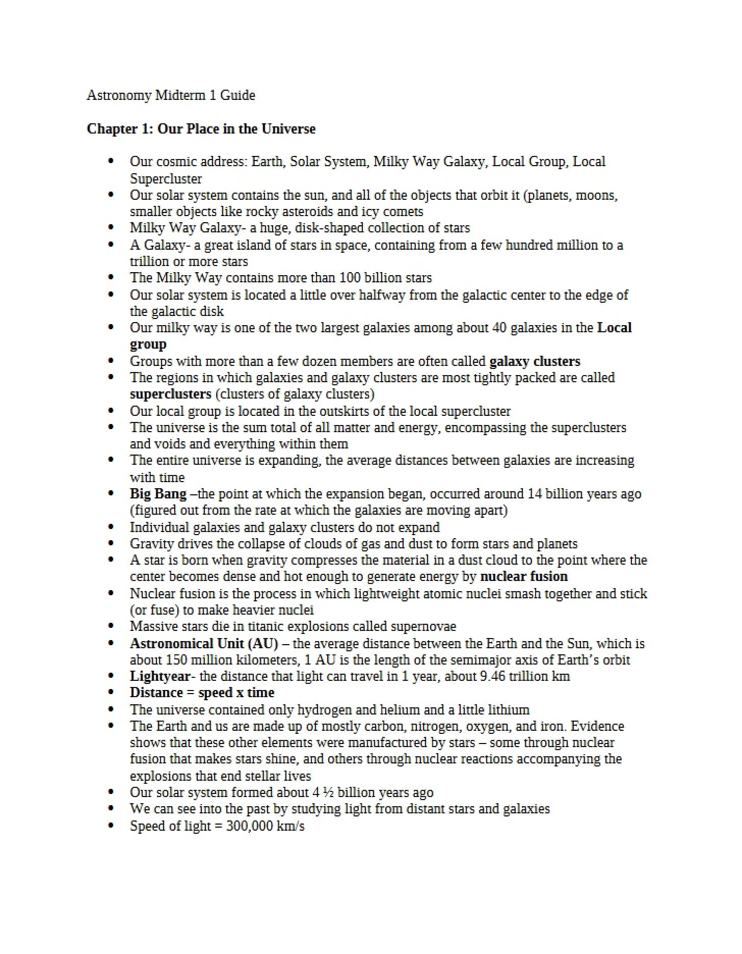 Universe Placement Chapter 1