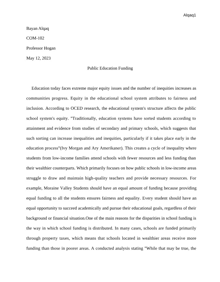 COM-102 - Essay 4
